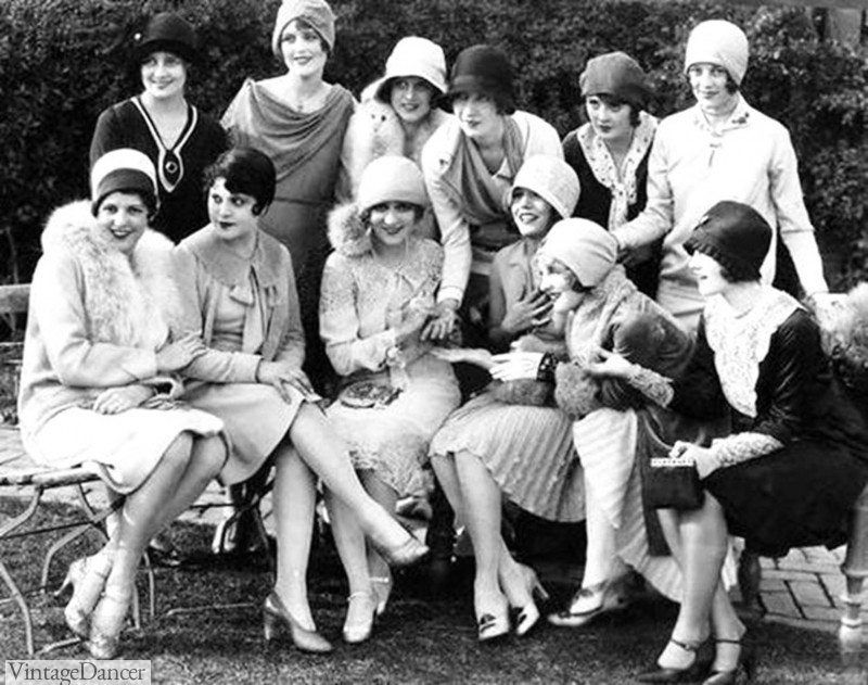 1920s womens cloche hats