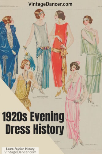 1920s evening dress history fashion and dress styles by year