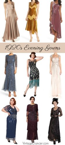 1920s style cocktail dress