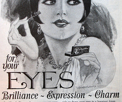 1920s makeup mascara