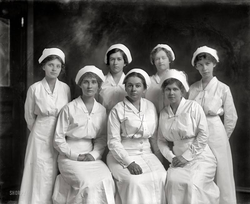 1920s Nurse Uniform, Maid, Waitress, Servant