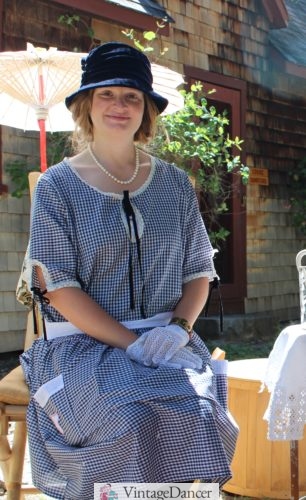 My 1920s gingham dress