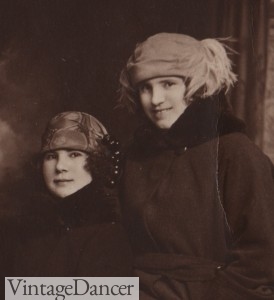 1920s girl with tam hat (R)