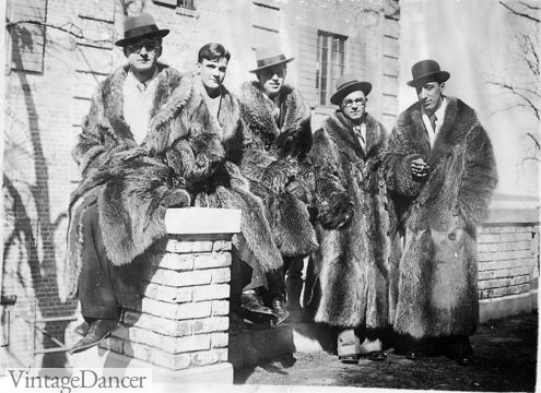 A group on young men wearing Racoon coats