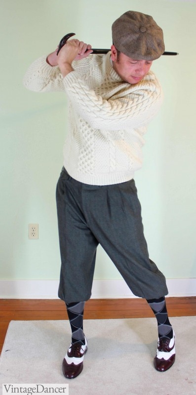 1920s mens golf costume