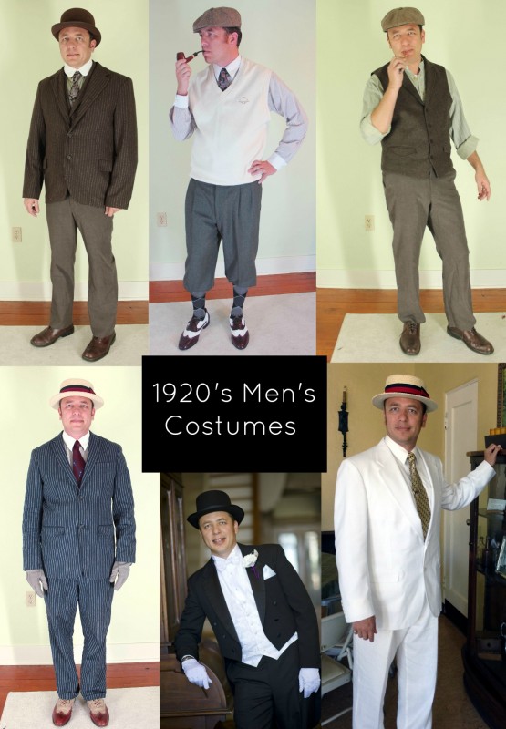 how to make 1920s mens costumes