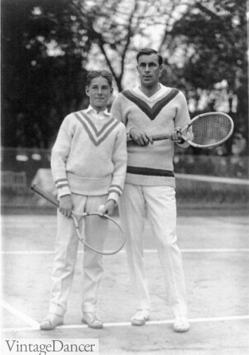1920s mens tennis sweater sport