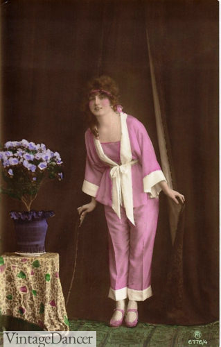 1920s pajamas women at VintageDancer