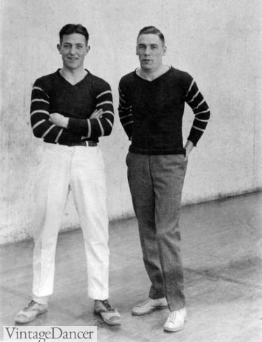 1920s college men casual clothes 1920s sportswear