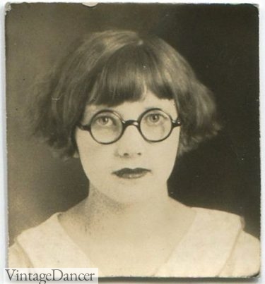 1920s eyeglasses eyewear glasses frames round women ladies