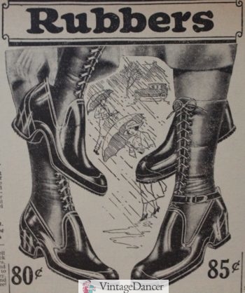 1920s shoe covers