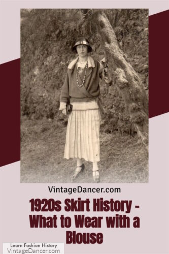 1920s skirt history styles separates casual outfits