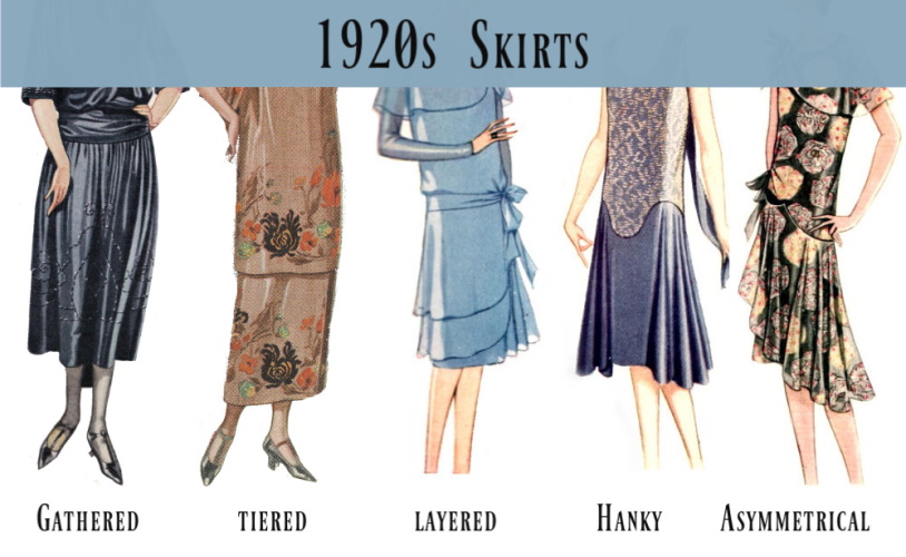 1920s skirt shapes