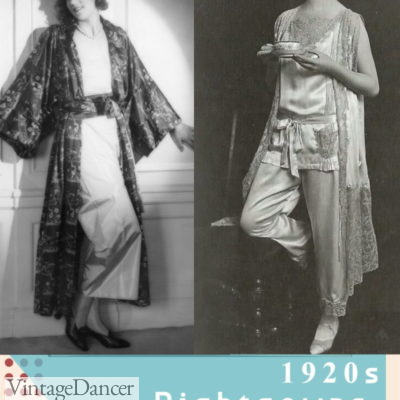 1920s Nightgowns, Pajamas and Robes History