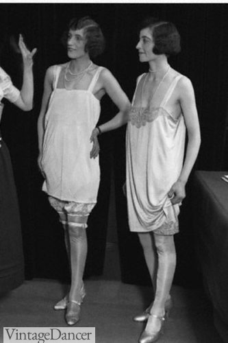 1925 chemise and bloomers lingerie
