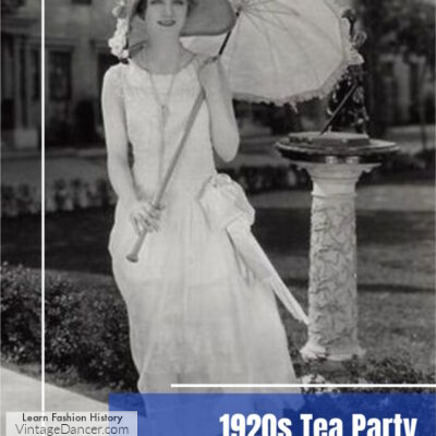 1920s Day Dress, Tea Dress, Afternoon Dress History