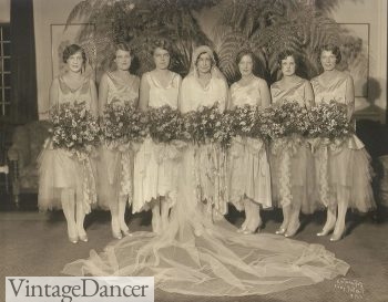1920s vintage bridesmaids