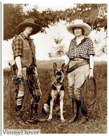 Vintage Western Wear for Women 1930s, 1940s, 1950s