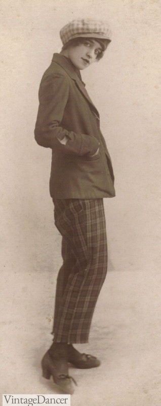 1920s women wearing pants trosuers