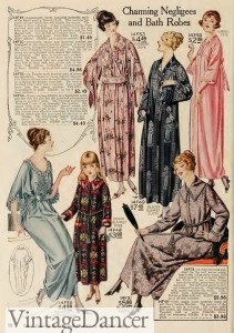 1920s robes and bathrobes