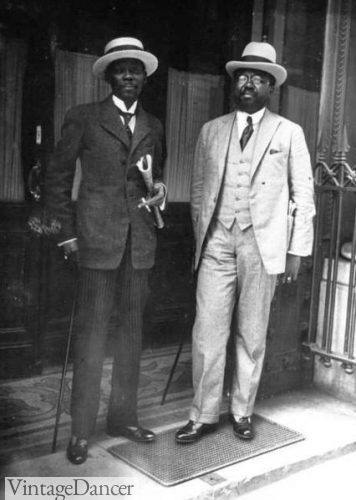 1921 Two Men in Young and Conservative Suits (Candace, député de la Guadeloupe et Diagne )