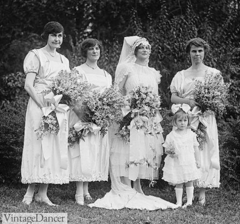 1920s Wedding Dress History | Bridesmaids, Mothers