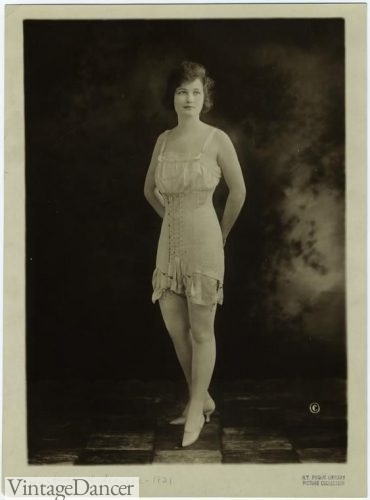 1921 lingerie with corset