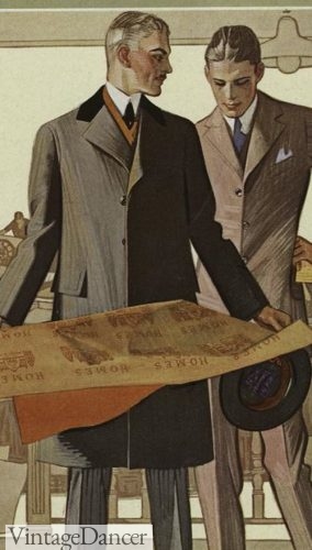1921 men's Chesterfield coat