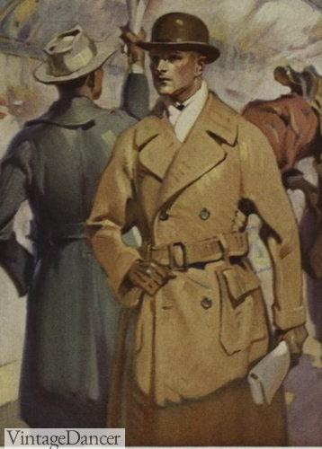 1921 trench coat mens 1920s