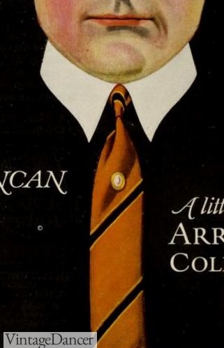 1921 men skinny stripe tie with tie pin