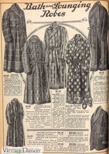 1921 men's house robes