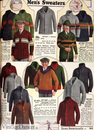 1921 mens sweaters and cardigans