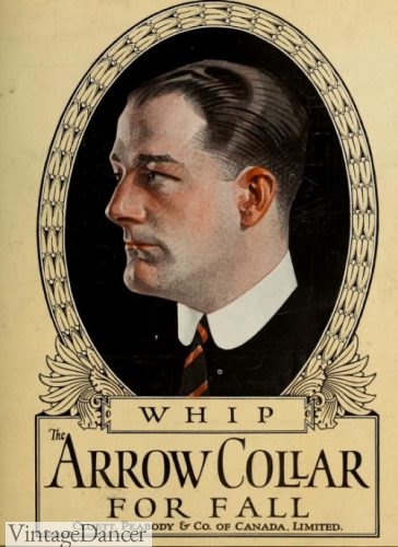 Round "whip" collar 1921s Arrow collar ad