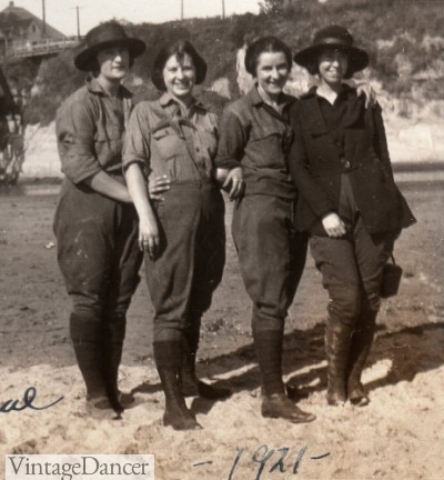1920s hiking club clothing