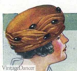 1920s turban hats 1921 women headwear