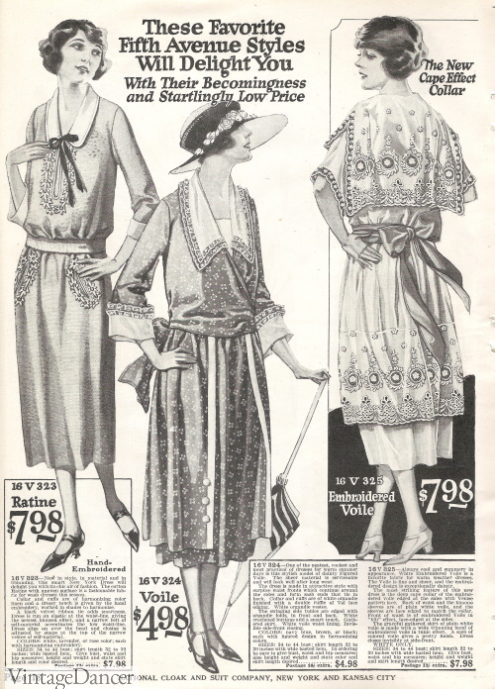 1920s white tea summer dresses
