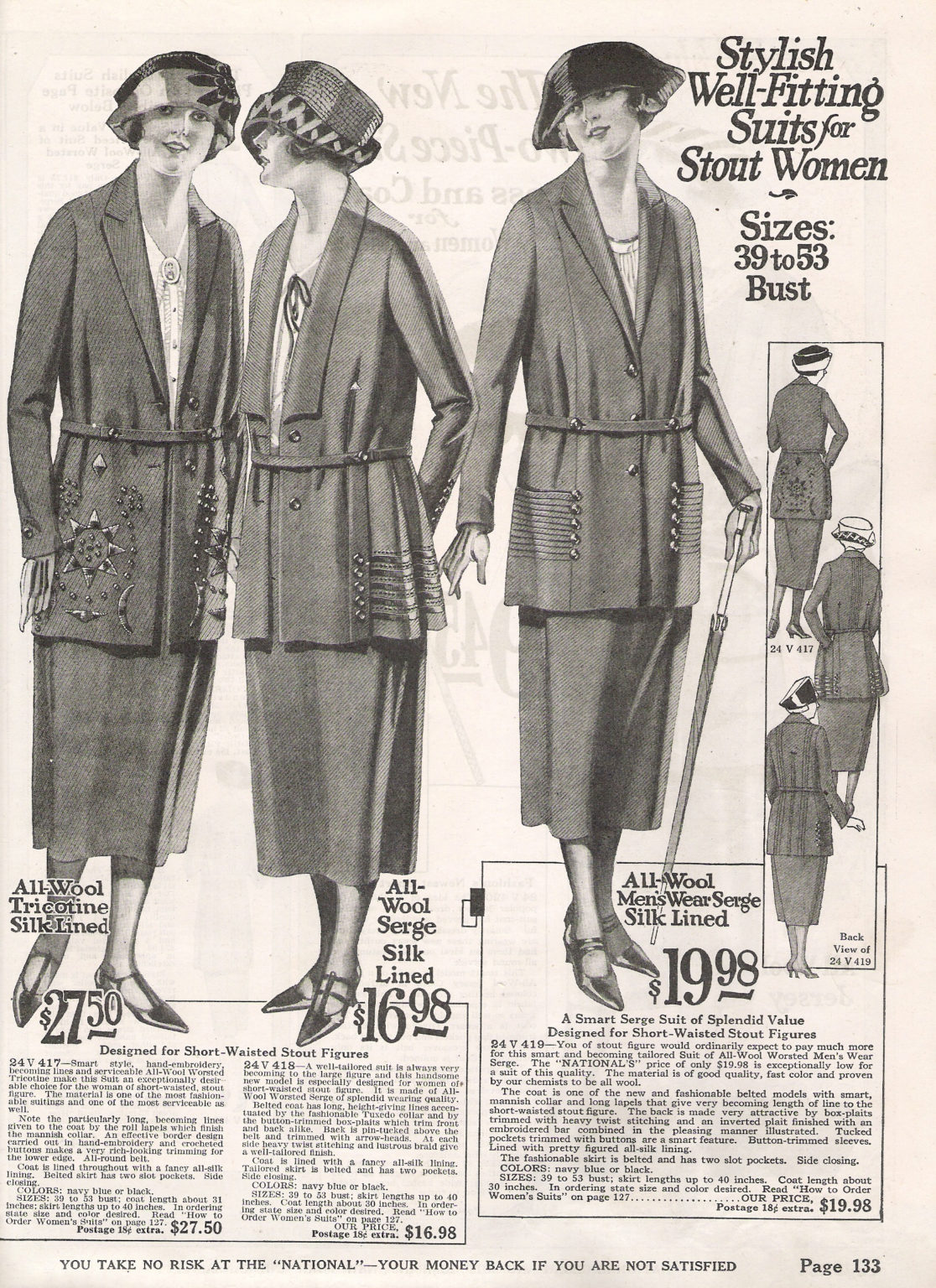 1920s Women's Suits for Travel, Work, & Leisure