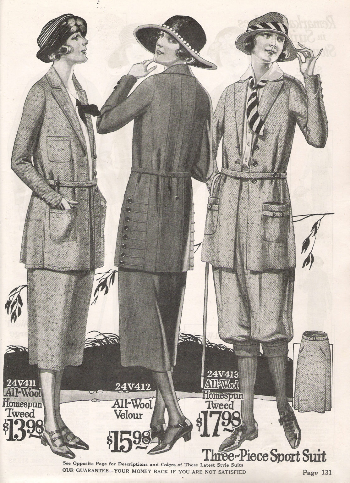 1920s Women's Suits for Travel, Work, & Leisure