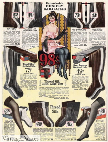1922 cotton stockings