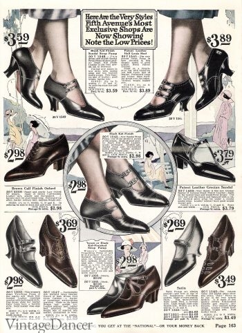 1920s shoes ladies shoes heels in 1922