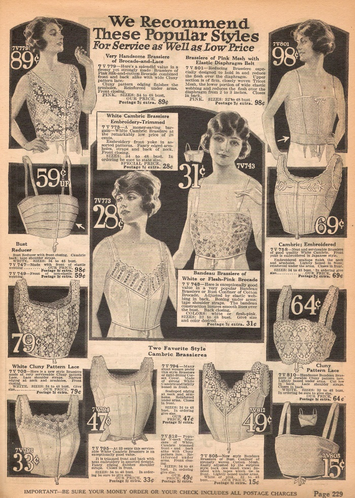 1920s Lingerie History Underwear, Slip, Bra, Corset