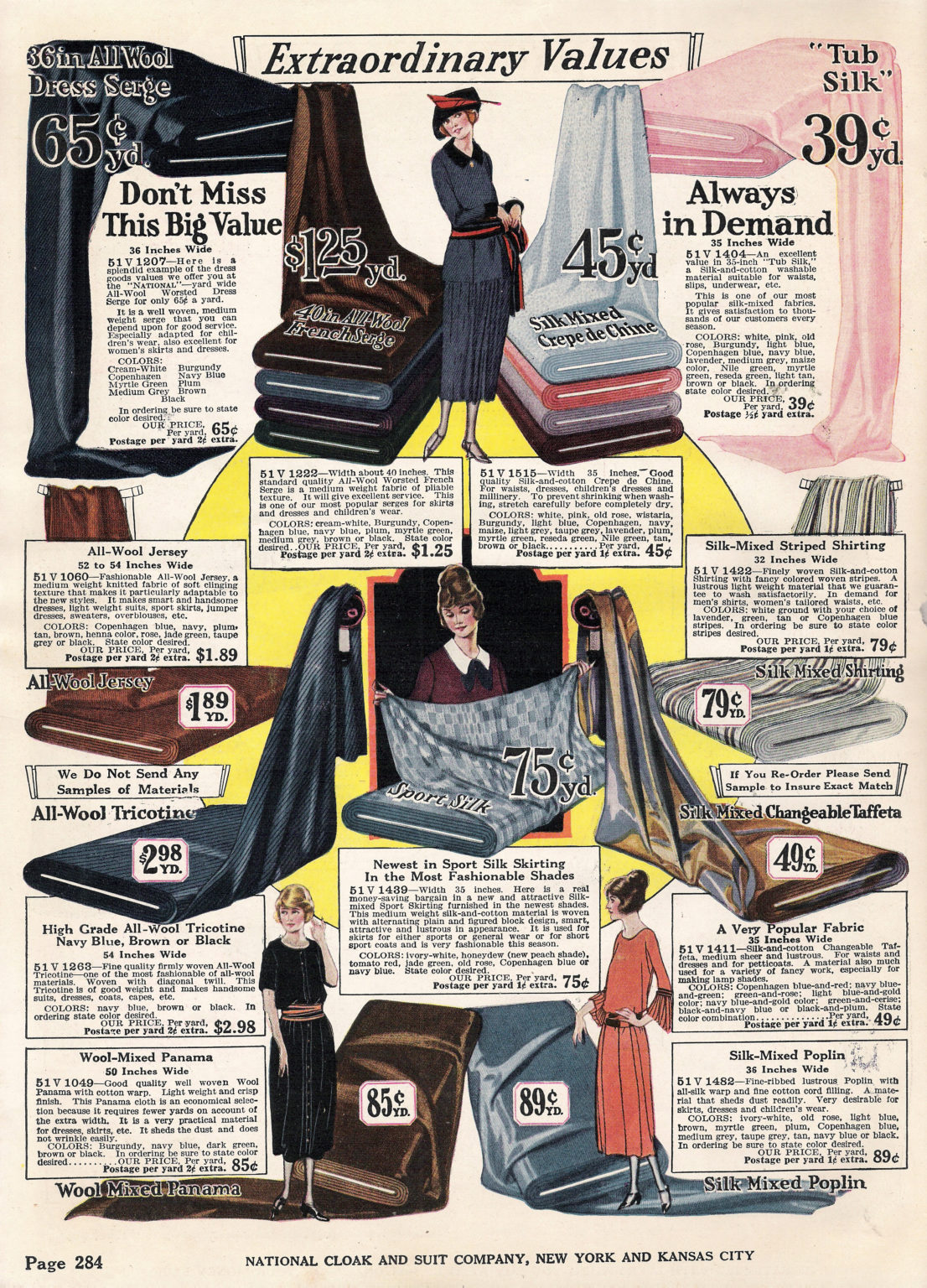 1920s Fabrics and Colors in Fashion