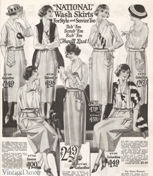 1922 white summer skirts