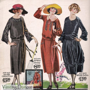 1922 fall day dresses