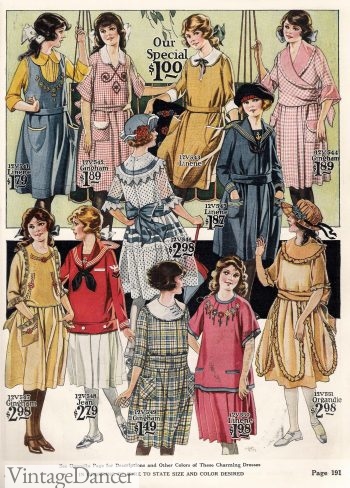 1922 Older Girls. Young Teenager Dresses