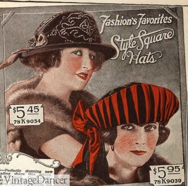 1920s bicorn hats women fashion 1922