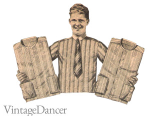 1920s mens shirts fashion