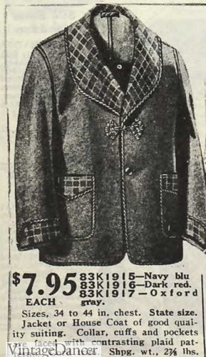 1922 house coat or smoking jacket
