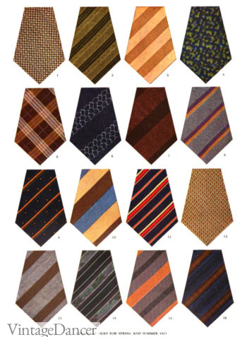 1922 mens ties patterns