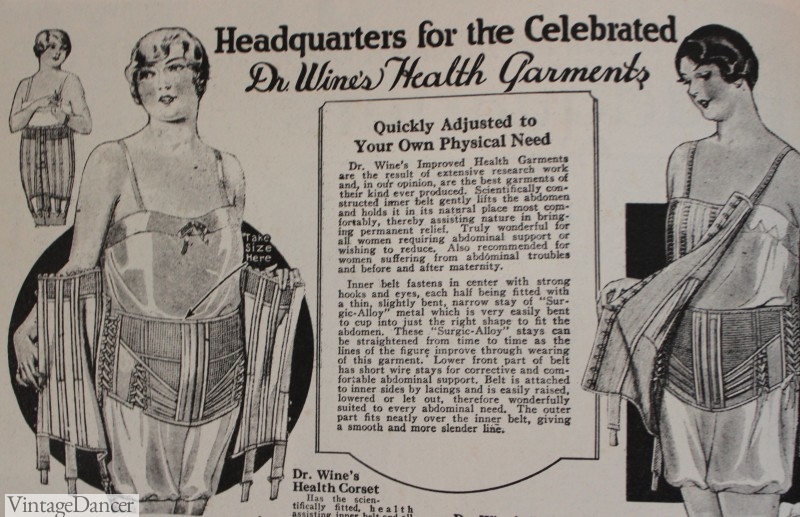 1920s corsets